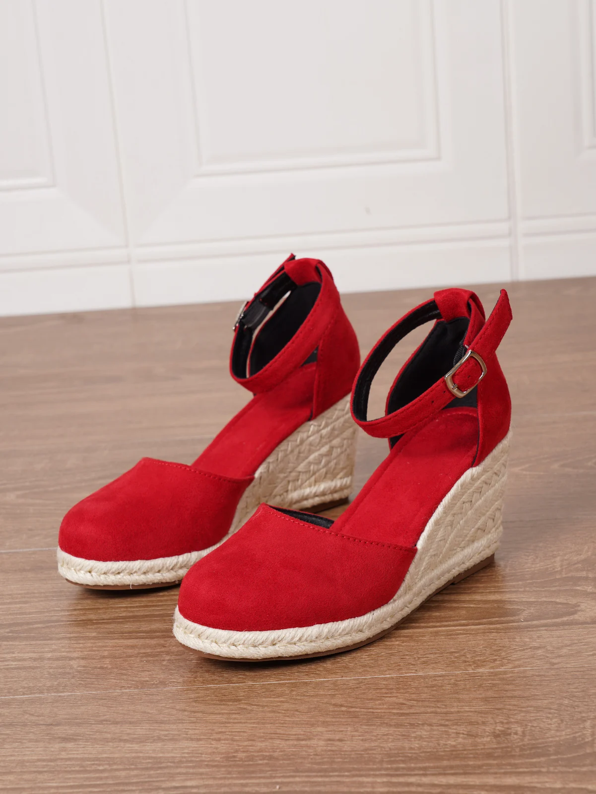 Womens Canvas Shoes Wedge Sandals Summer Vacation — image 6