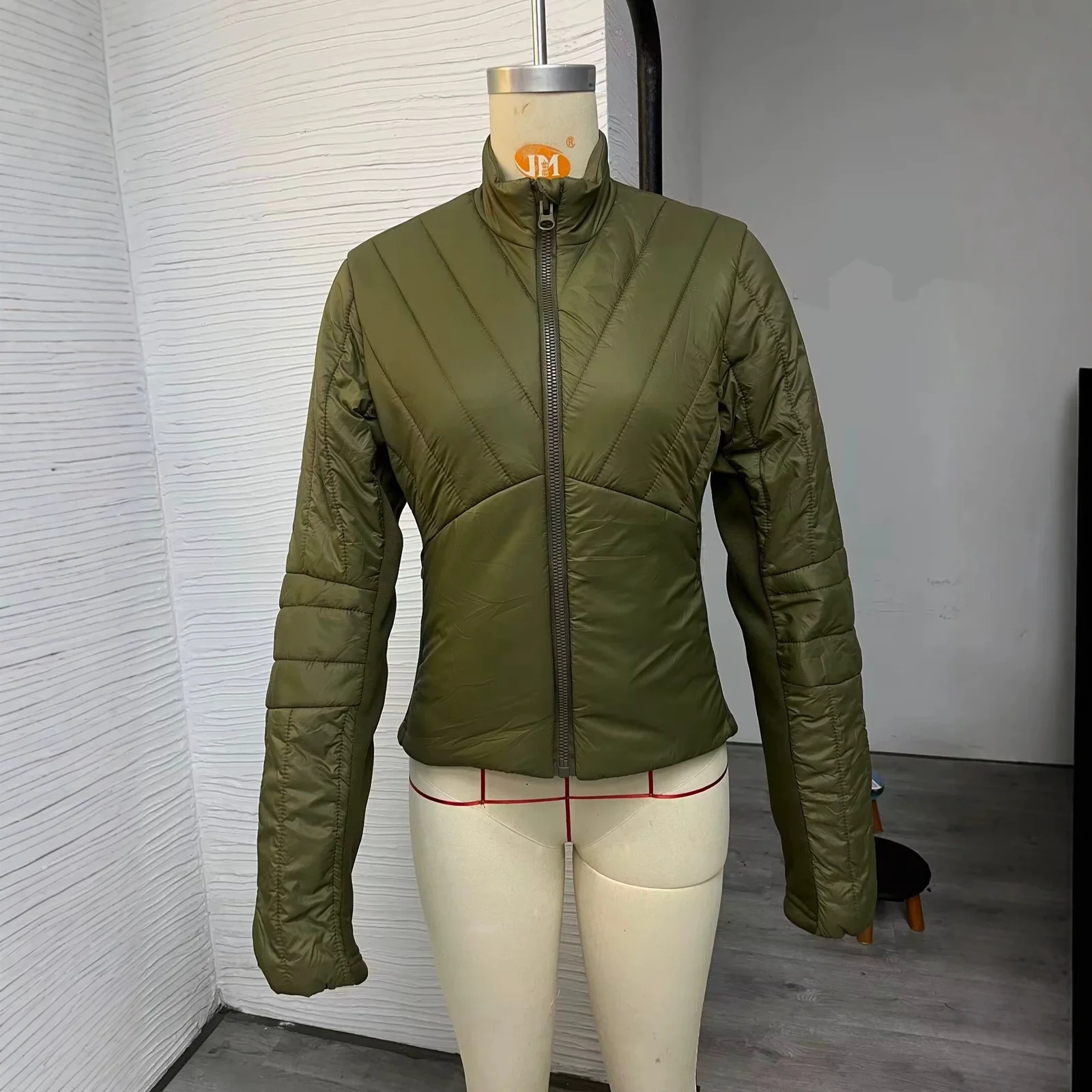 Womens Casual Sporty Warm Cotton-padded Coat — image 3