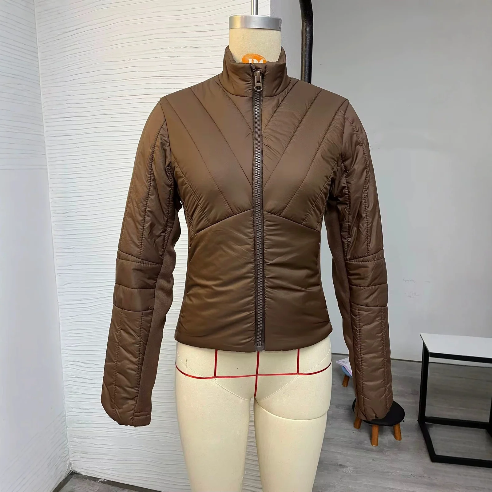 Womens Casual Sporty Warm Cotton-padded Coat — image 4