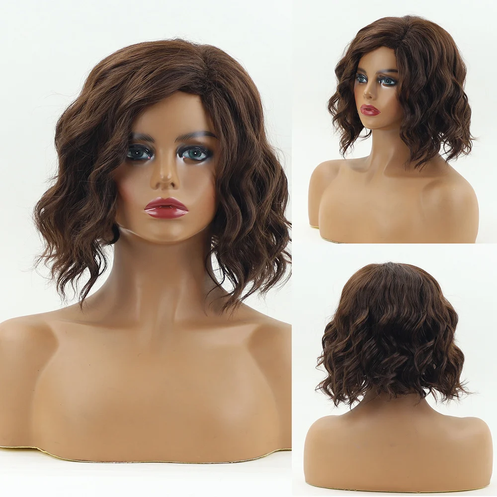Womens Dyed Mid-length Curly Hair — image 4