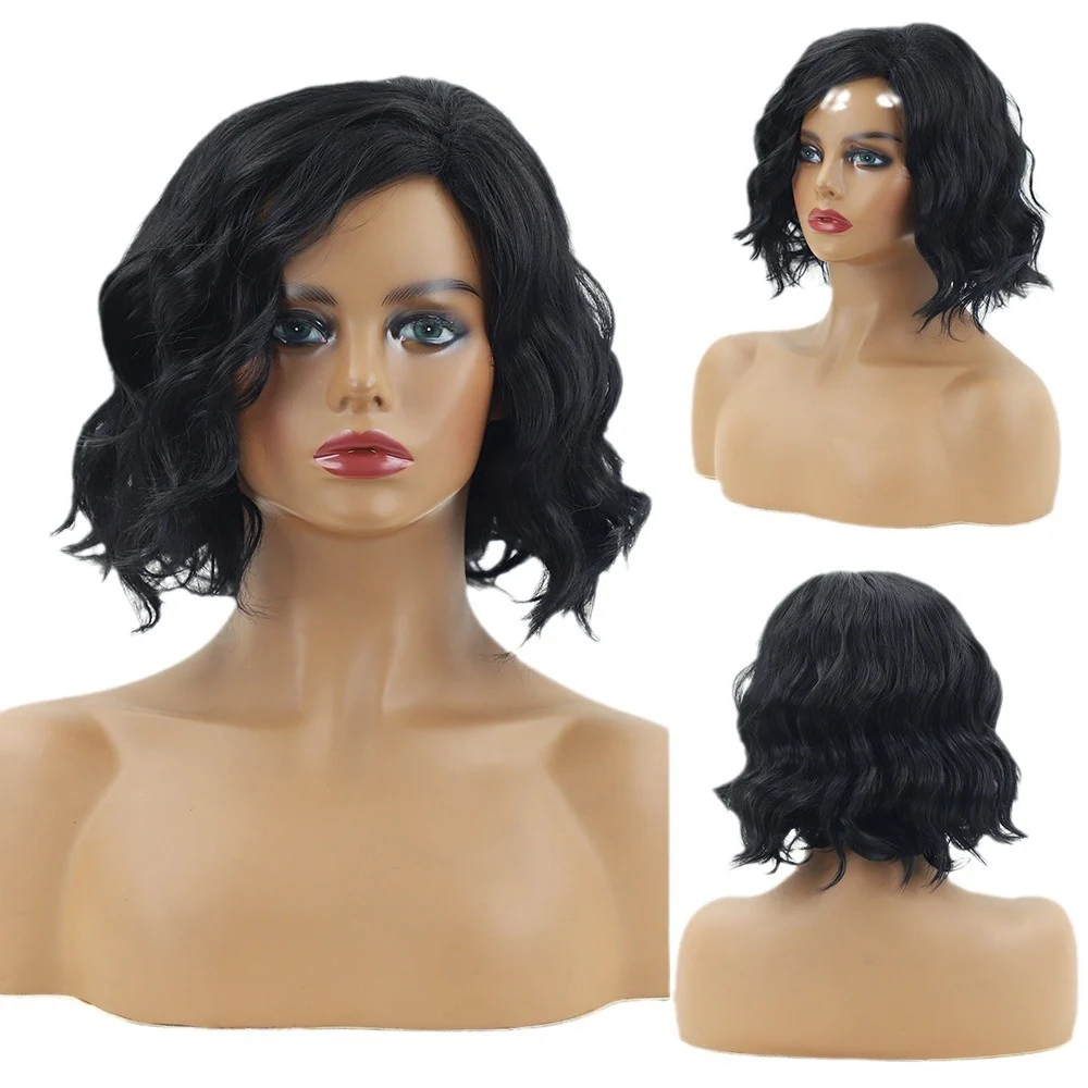 Womens Dyed Mid-length Curly Hair — image 6