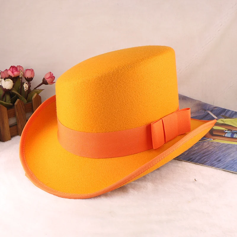 Womens Fashionable Rolled-brim Felt Wool Hat — variant image