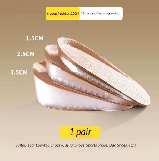 Womens Height-enhancing Insoles Arch Support Reduce Foot Fatigue Height-increasing — image 2