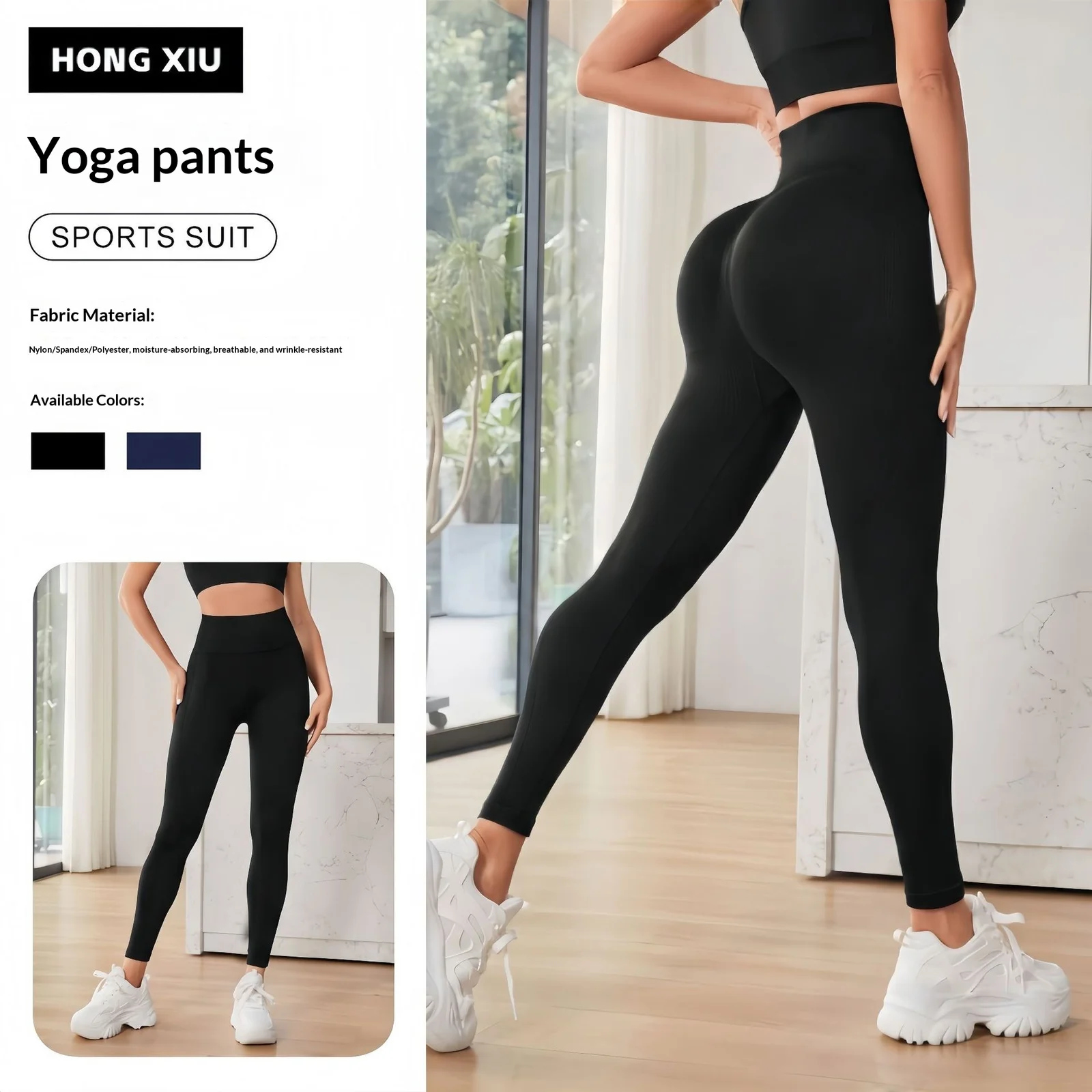 Womens High-waisted Butt-lifting Sports Pants — image 6