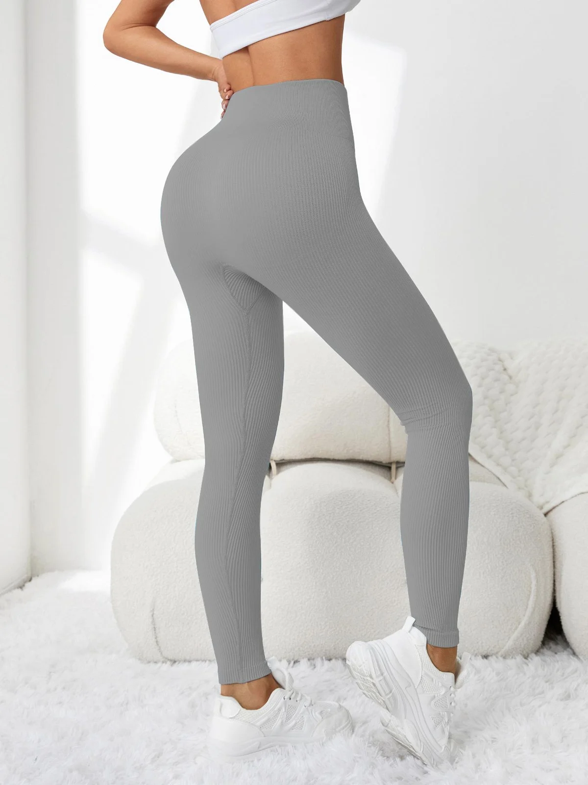 Womens High-waisted Tight-fitting Butt-lifting Yoga Pants — image 11