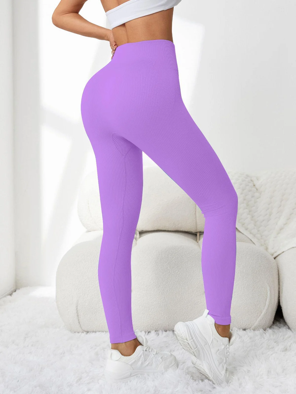 Womens High-waisted Tight-fitting Butt-lifting Yoga Pants — image 2