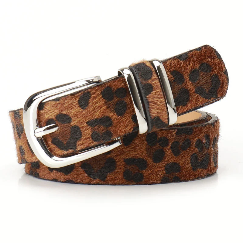 Womens Leather Belt European American Style Versatile For Coats And Trousers — image 4