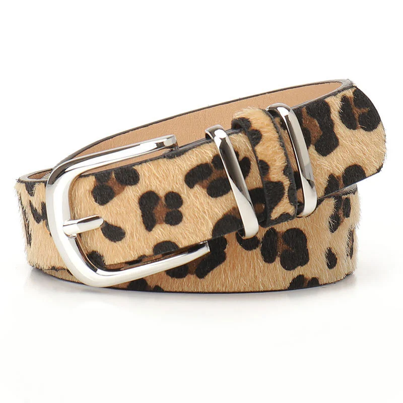 Womens Leather Belt European American Style Versatile For Coats And Trousers — image 9