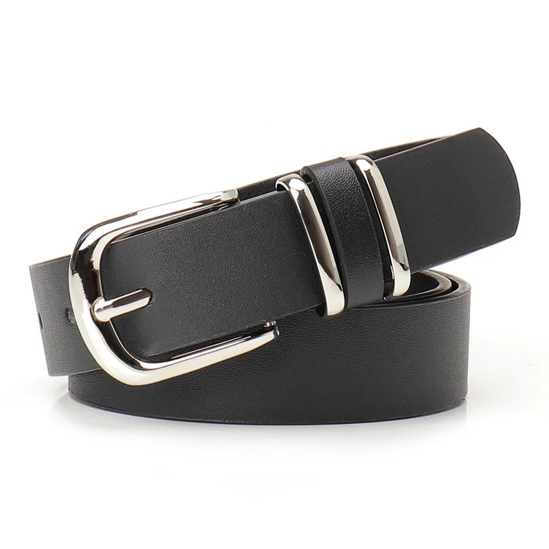 Womens Leather Belt European American Style Versatile For Coats And Trousers — image 7