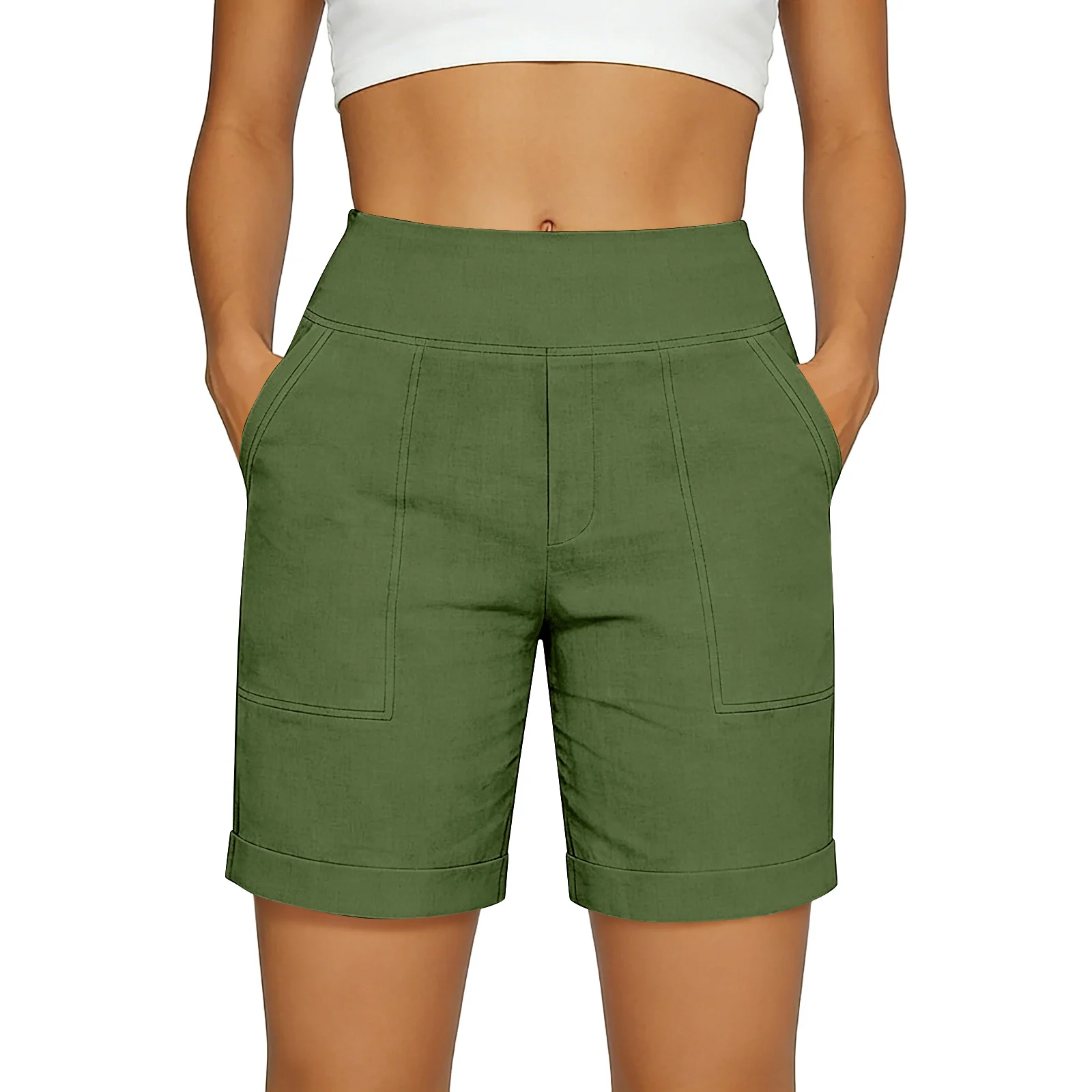 Womens Loose-fitting Breathable Straight-leg Lounge Pants — image 8