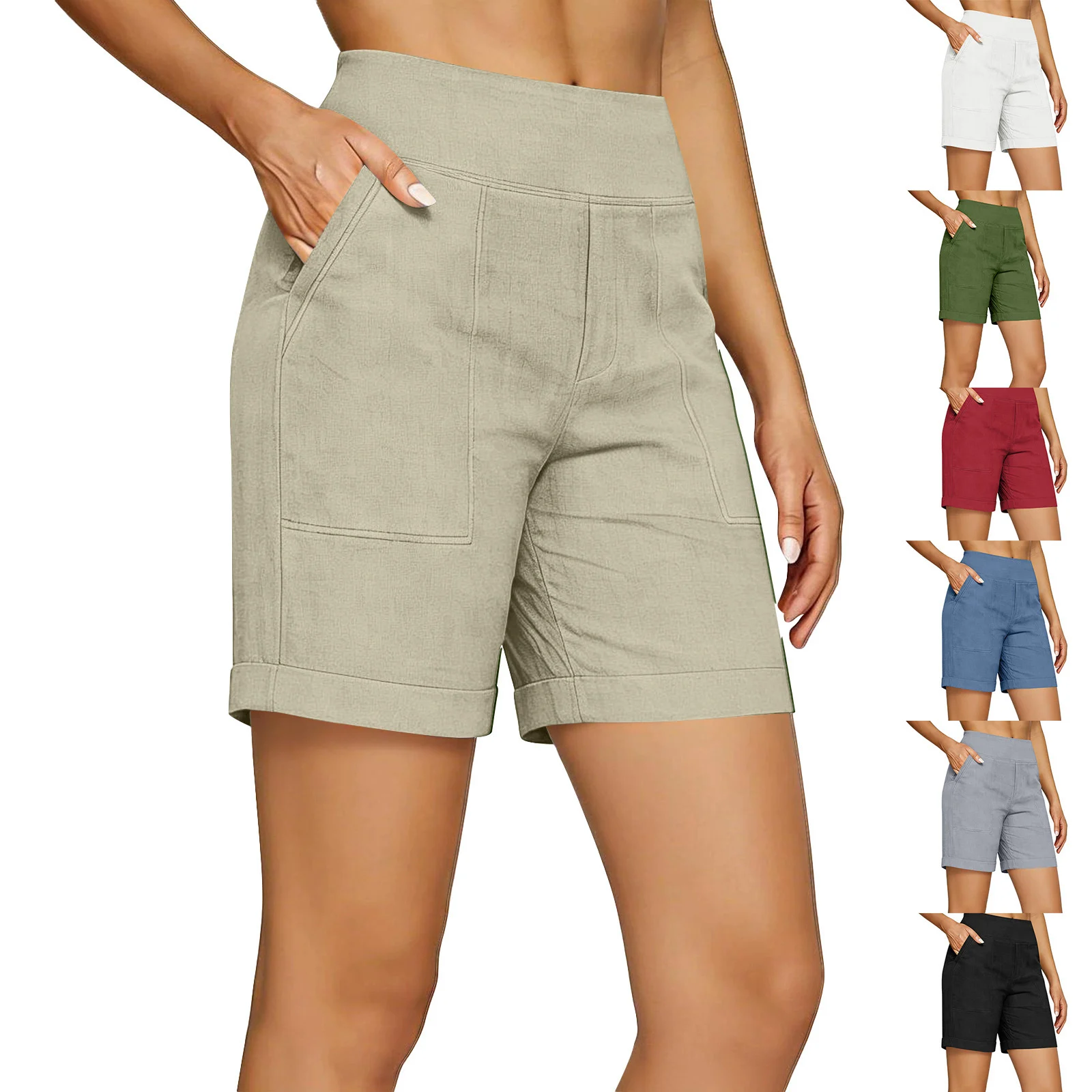 Womens Loose-fitting Breathable Straight-leg Lounge Pants — image 6