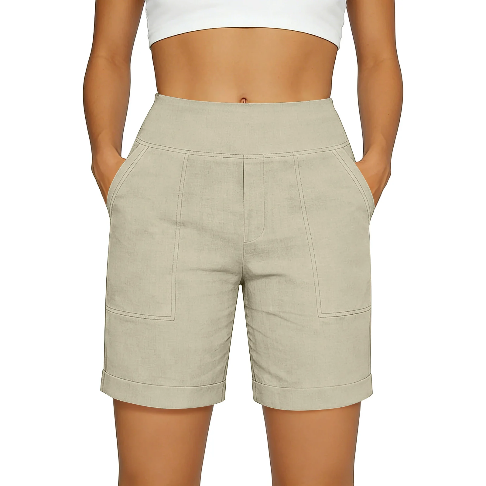 Womens Loose-fitting Breathable Straight-leg Lounge Pants — image 11