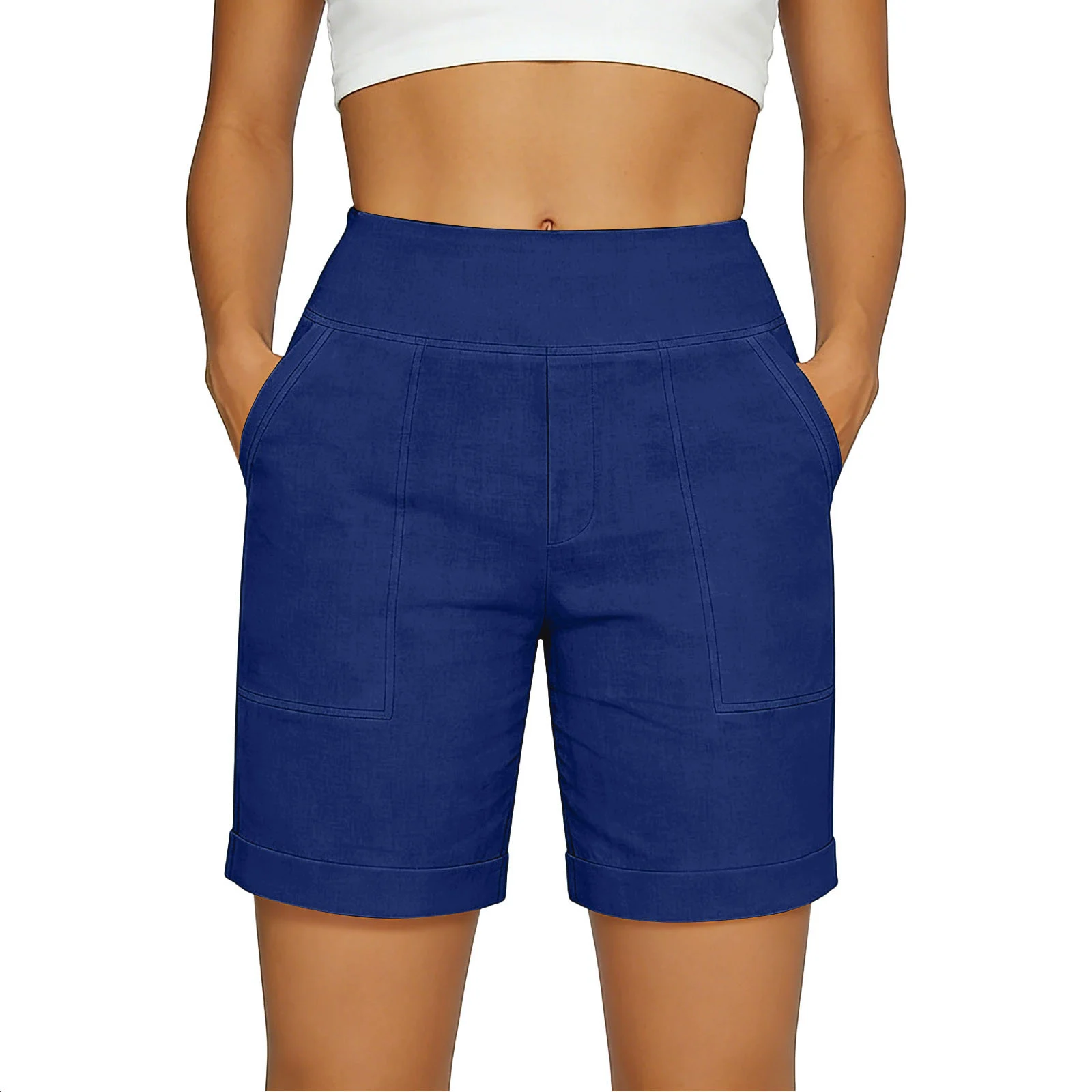 Womens Loose-fitting Breathable Straight-leg Lounge Pants — image 2