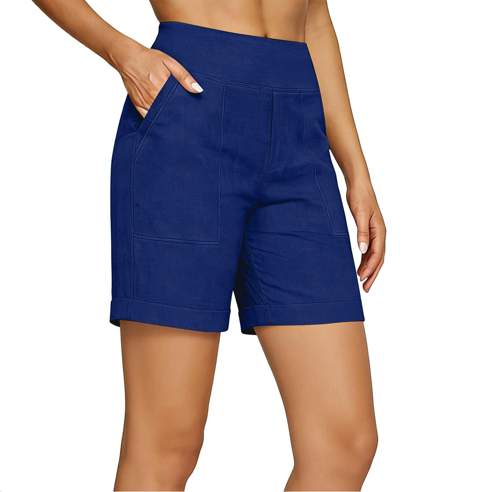 Womens Loose-fitting Breathable Straight-leg Lounge Pants — image 4