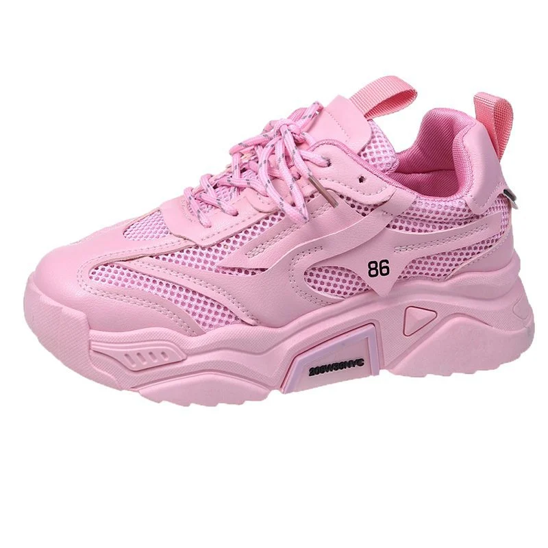 Womens Mesh Fashionable Breathable Casual Sneakers — image 13