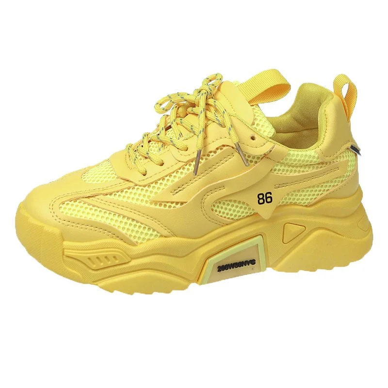 Womens Mesh Fashionable Breathable Casual Sneakers — image 4