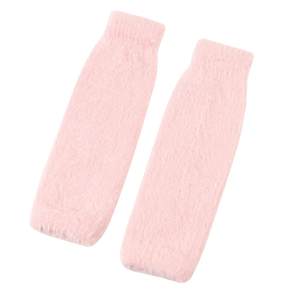 Womens Plush Half-finger Gloves Versatile And Warm — image 7