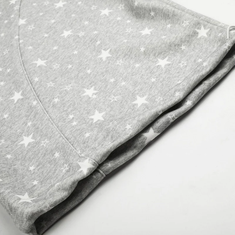 Womens Retro Casual Pants With An All-over Star Print — image 3