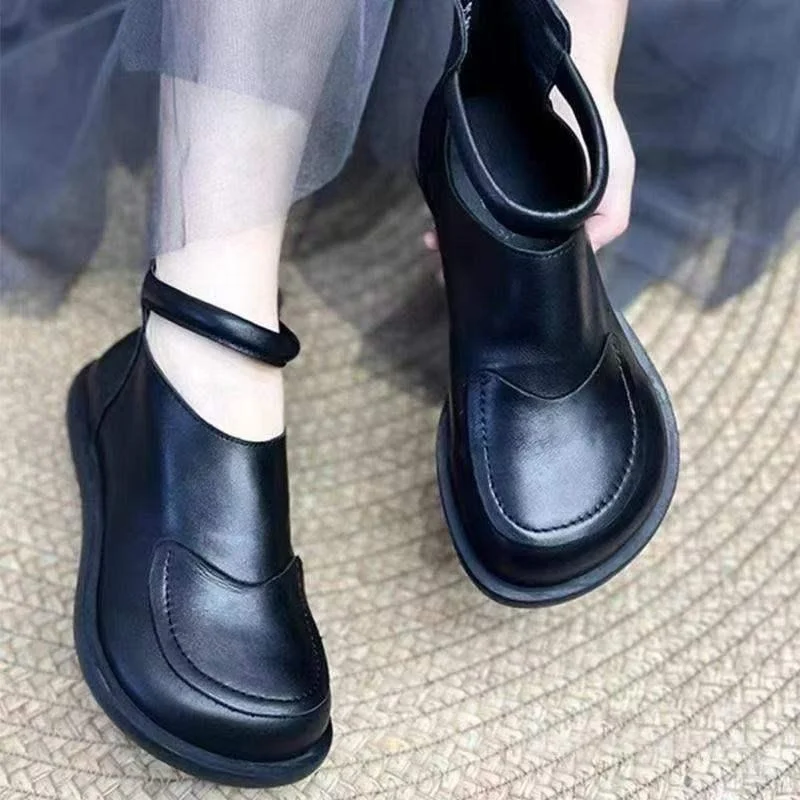 Womens Retro Handmade High-top Shoes — image 3