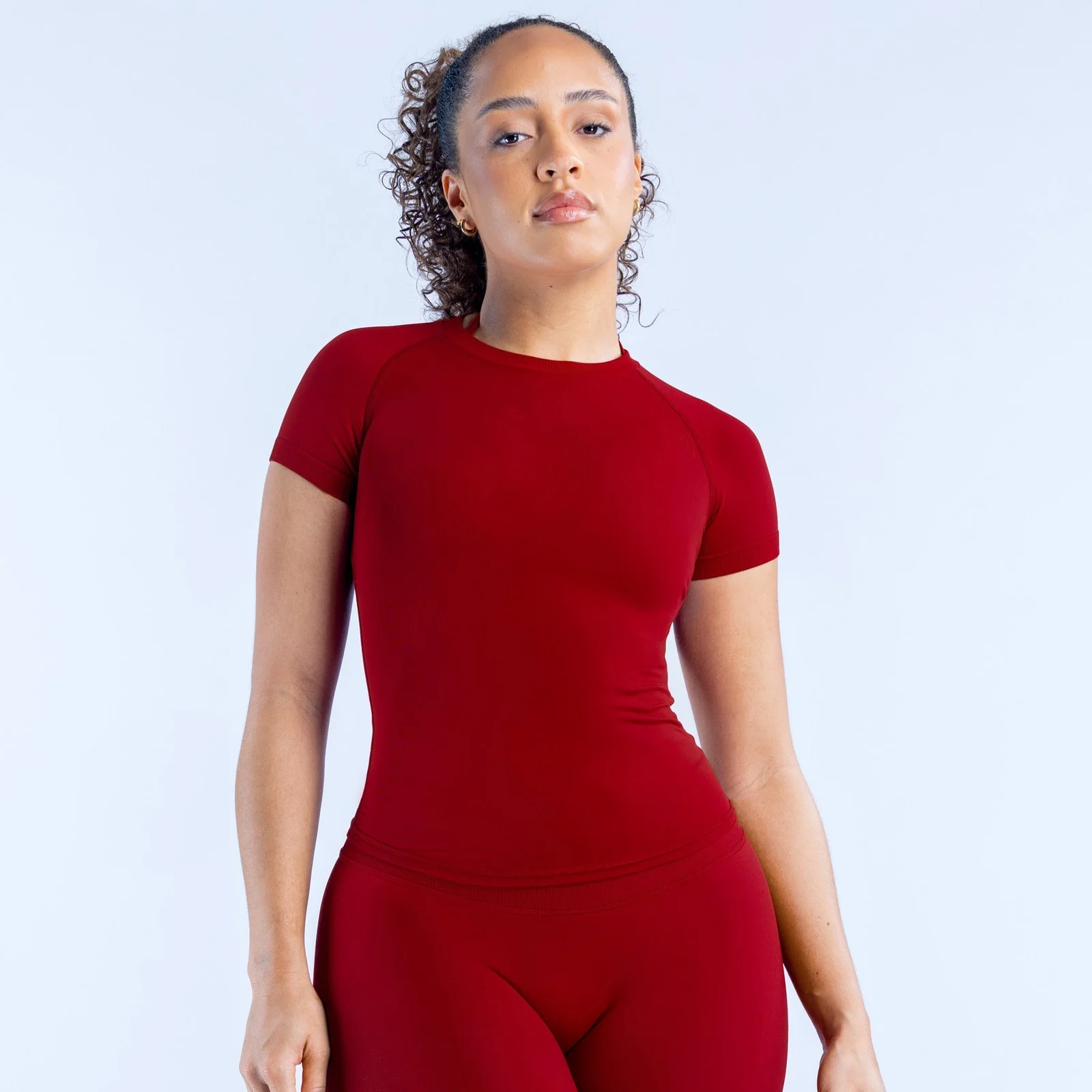 Womens Short-sleeve Yoga And Fitness Top — image 5