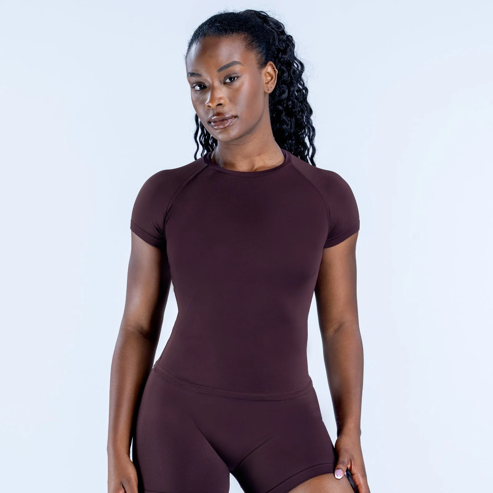 Womens Short-sleeve Yoga And Fitness Top — image 6