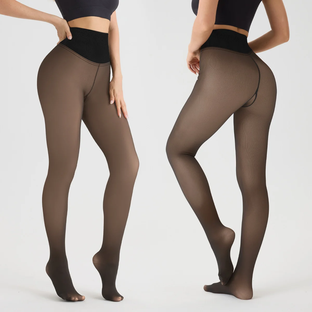 Womens Tummy-control Butt-lifting Pantyhose — image 5