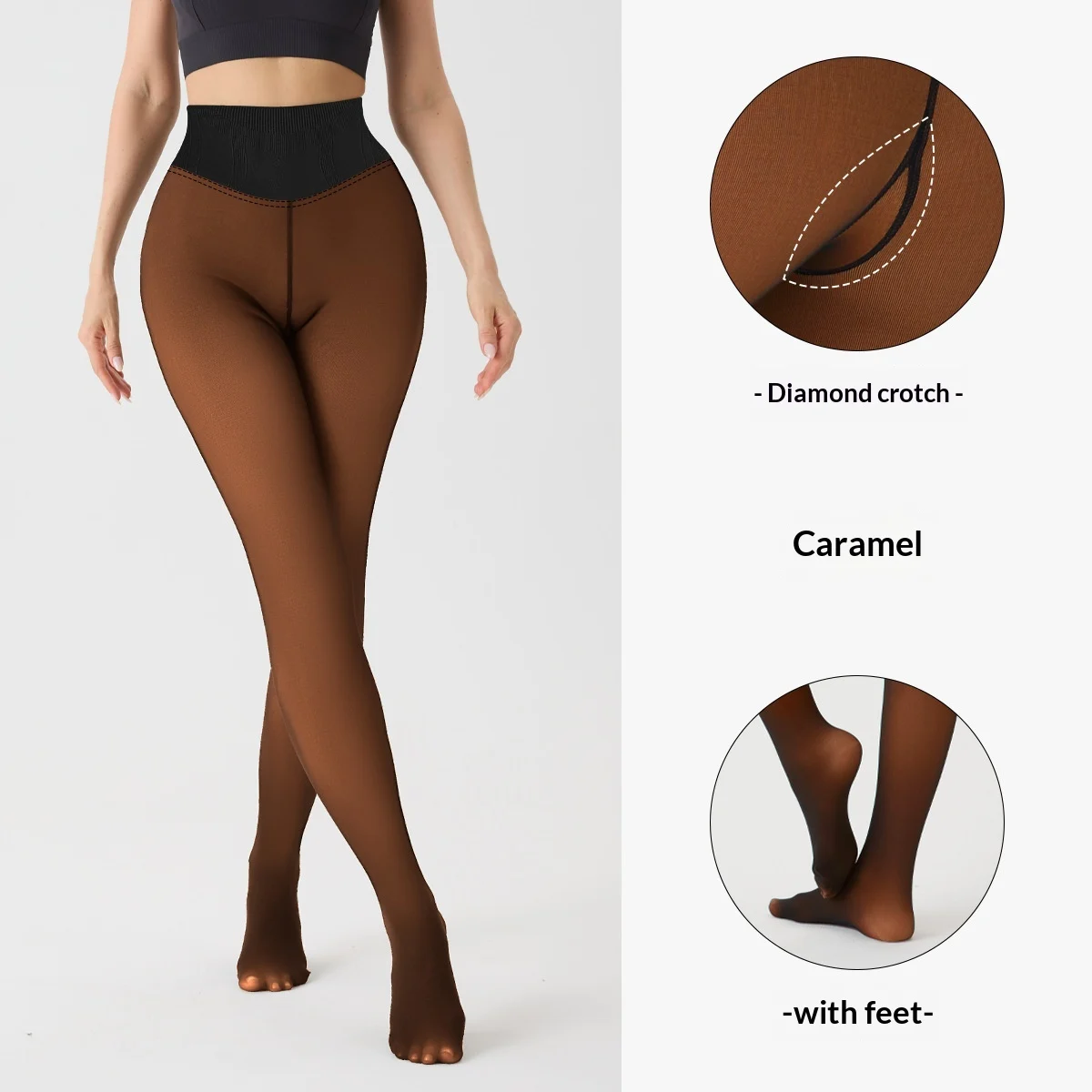 Womens Tummy-control Butt-lifting Pantyhose — image 4