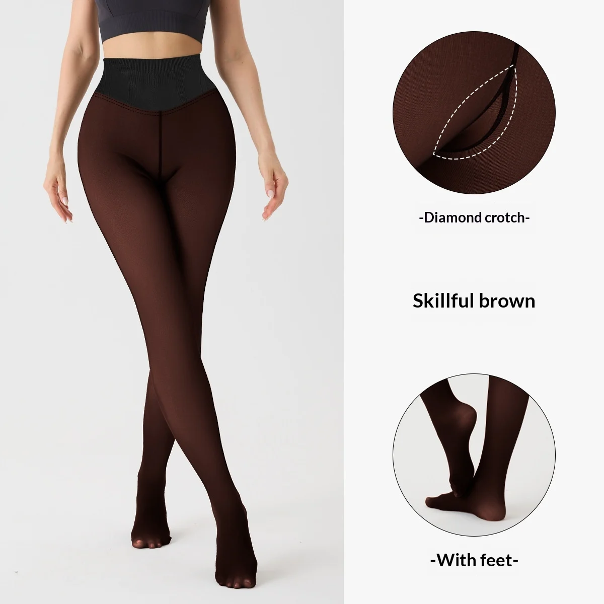 Womens Tummy-control Butt-lifting Pantyhose — image 2