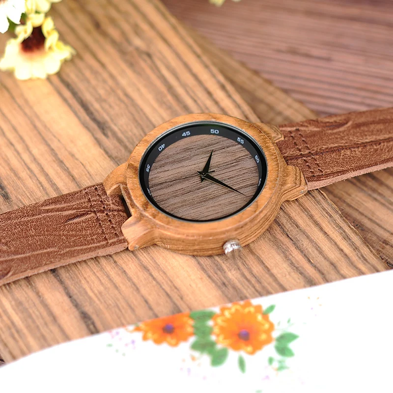 Wooden Classic Analog Quartz Watch Fashionable — image 3