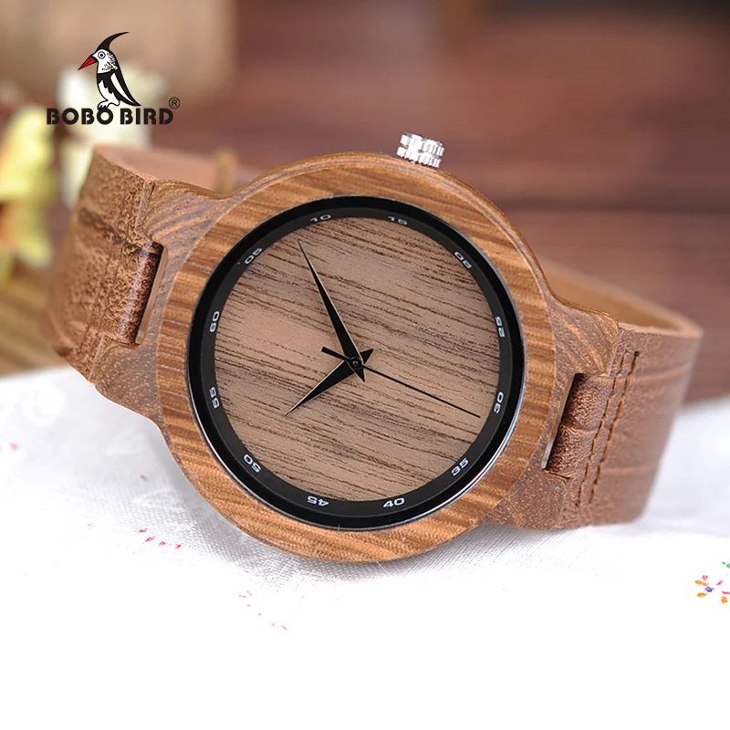 Wooden Classic Analog Quartz Watch Fashionable — image 2