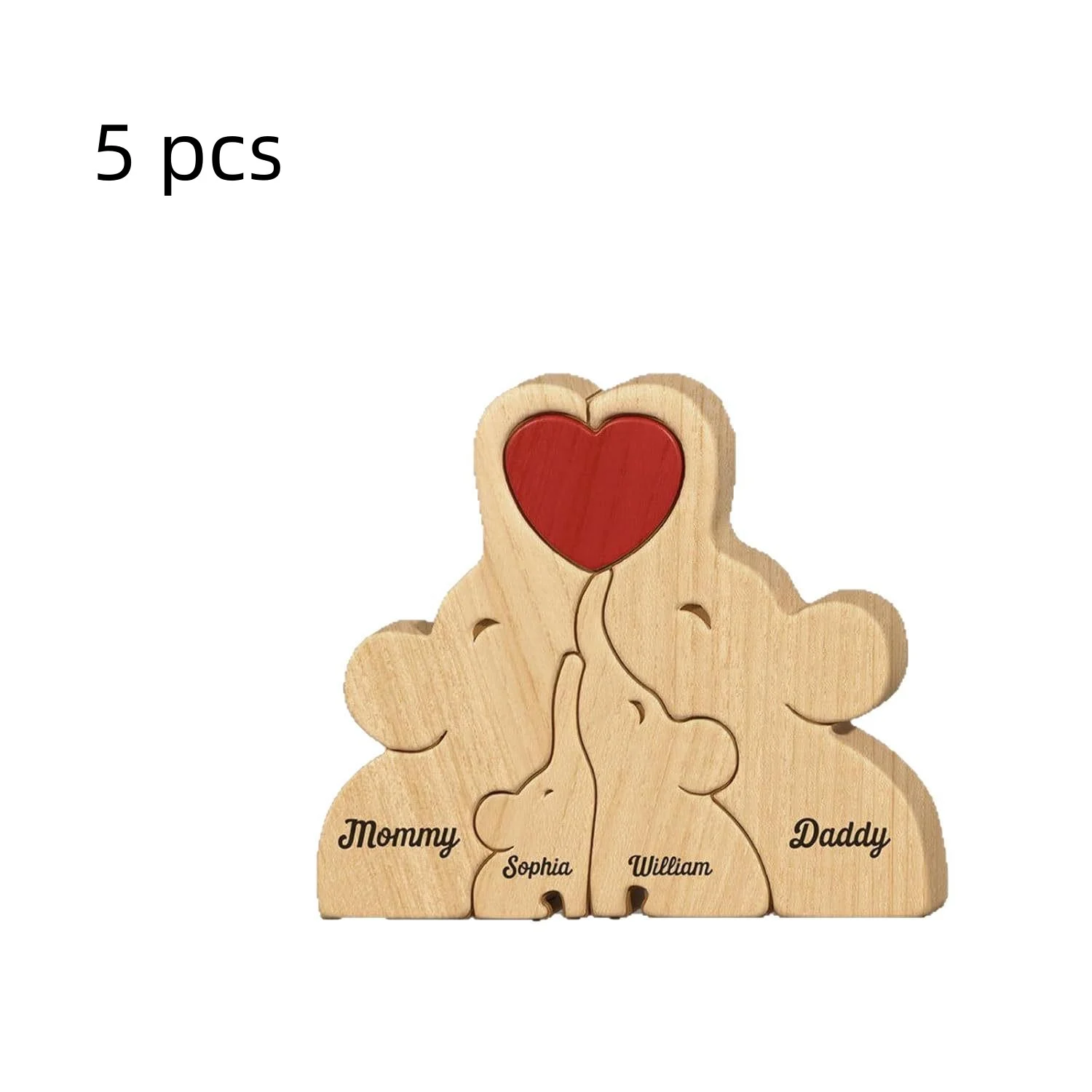 Wooden Jigsaw Ornaments Mother's Day Gift — image 10