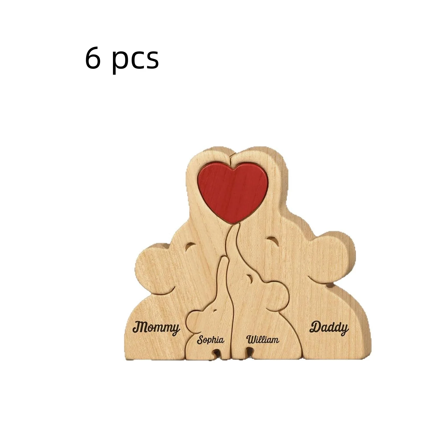 Wooden Jigsaw Ornaments Mother's Day Gift — image 11