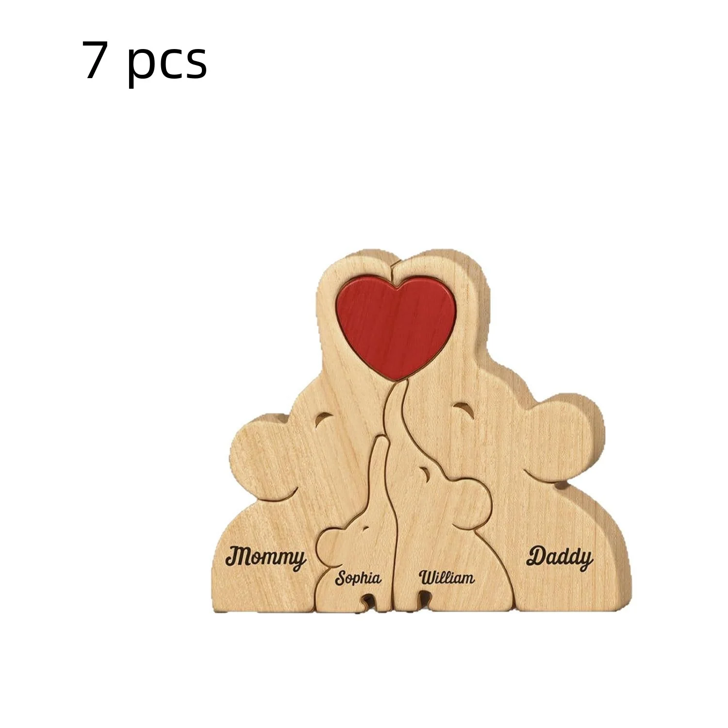 Wooden Jigsaw Ornaments Mother's Day Gift — image 12