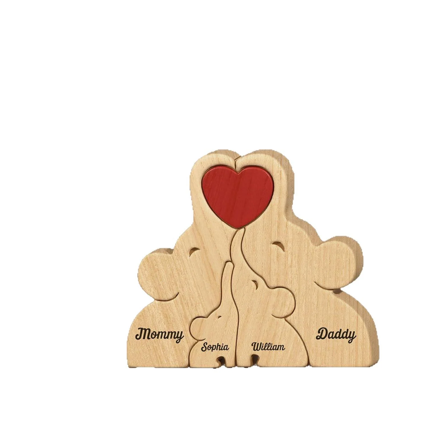 Wooden Jigsaw Ornaments Mother's Day Gift — image 5