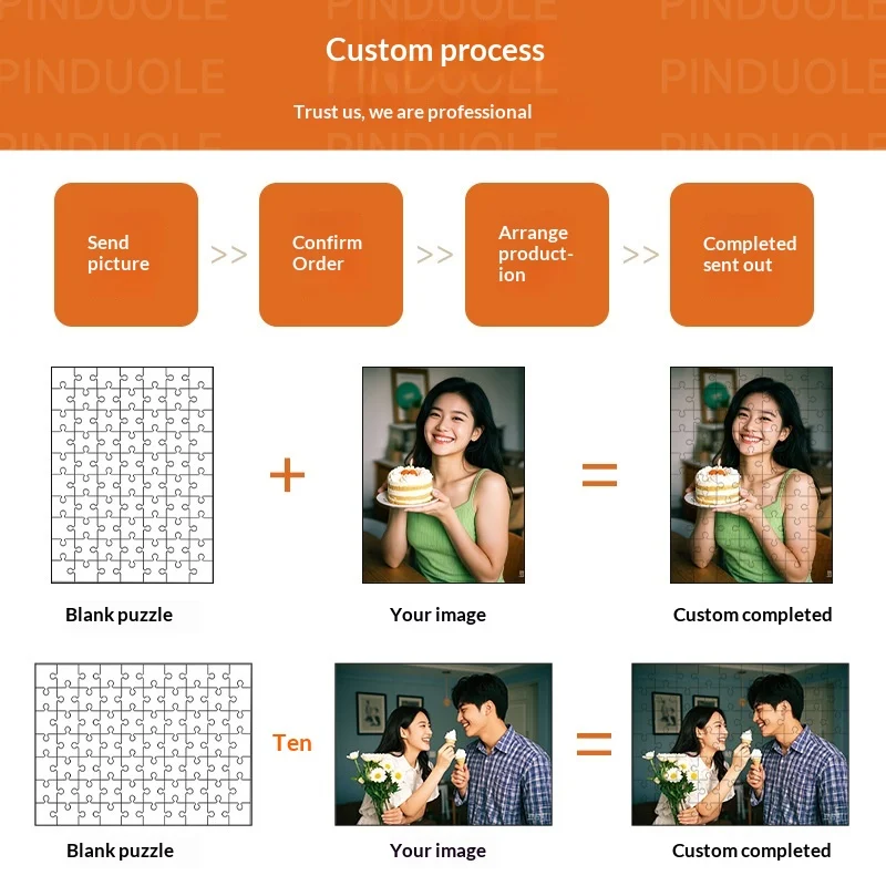 Wooden Puzzle To Customize Portrait Photos — image 2