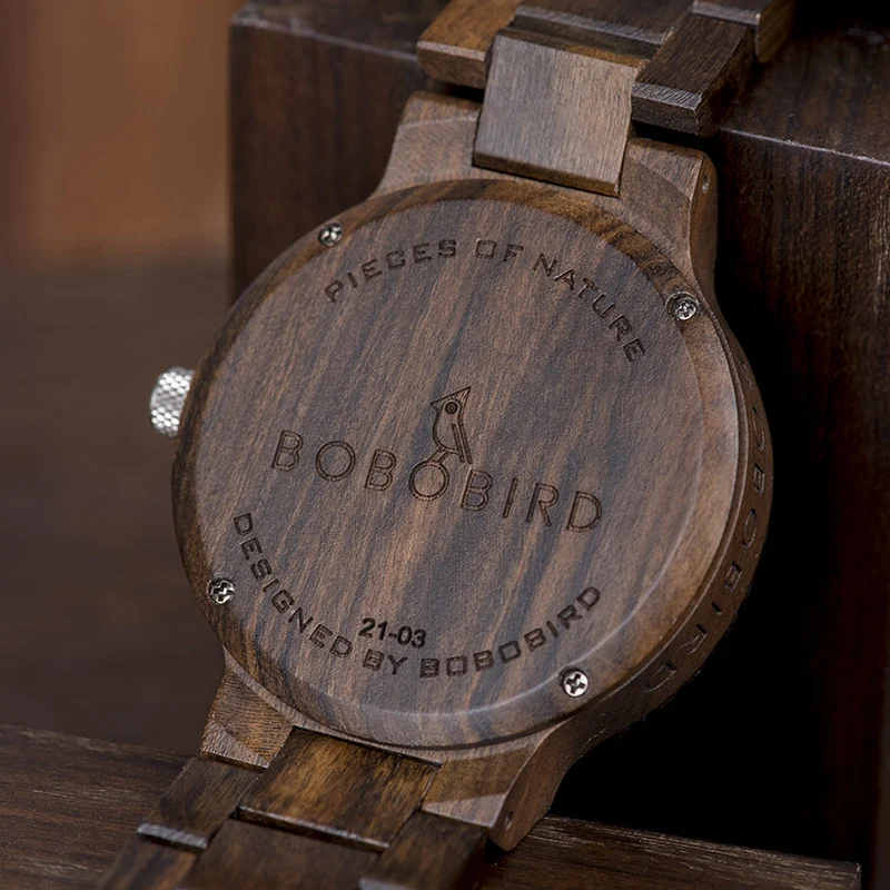 Wooden Watch Personalized And Fashionable Mens Style — image 4