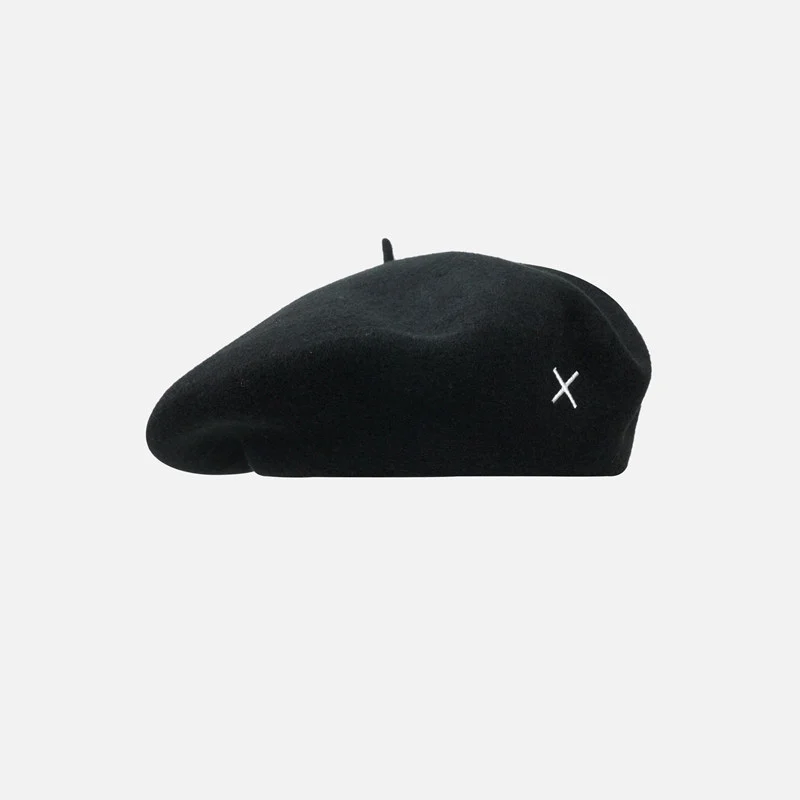Wool-blend Beret For Women Oversized Fit Painters Cap — image 6