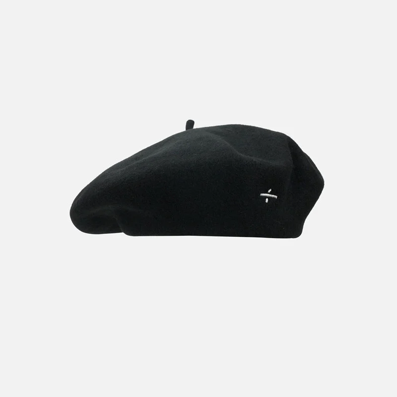 Wool-blend Beret For Women Oversized Fit Painters Cap — image 2