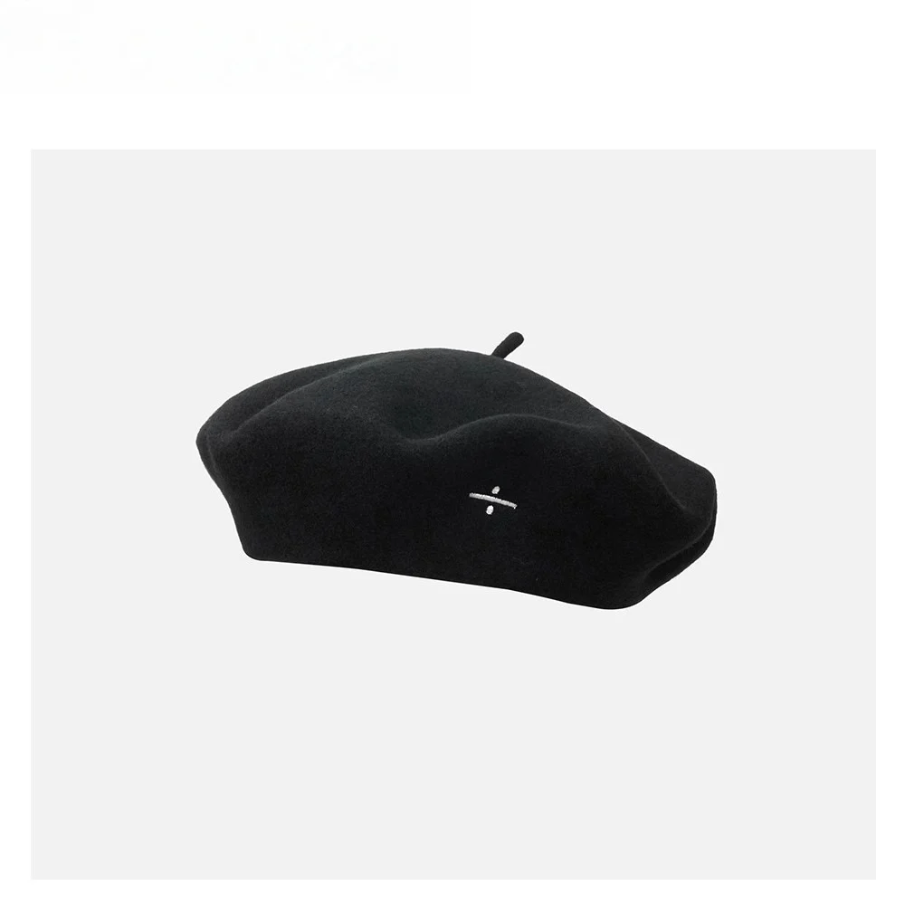 Wool-blend Beret For Women Oversized Fit Painters Cap — image 5