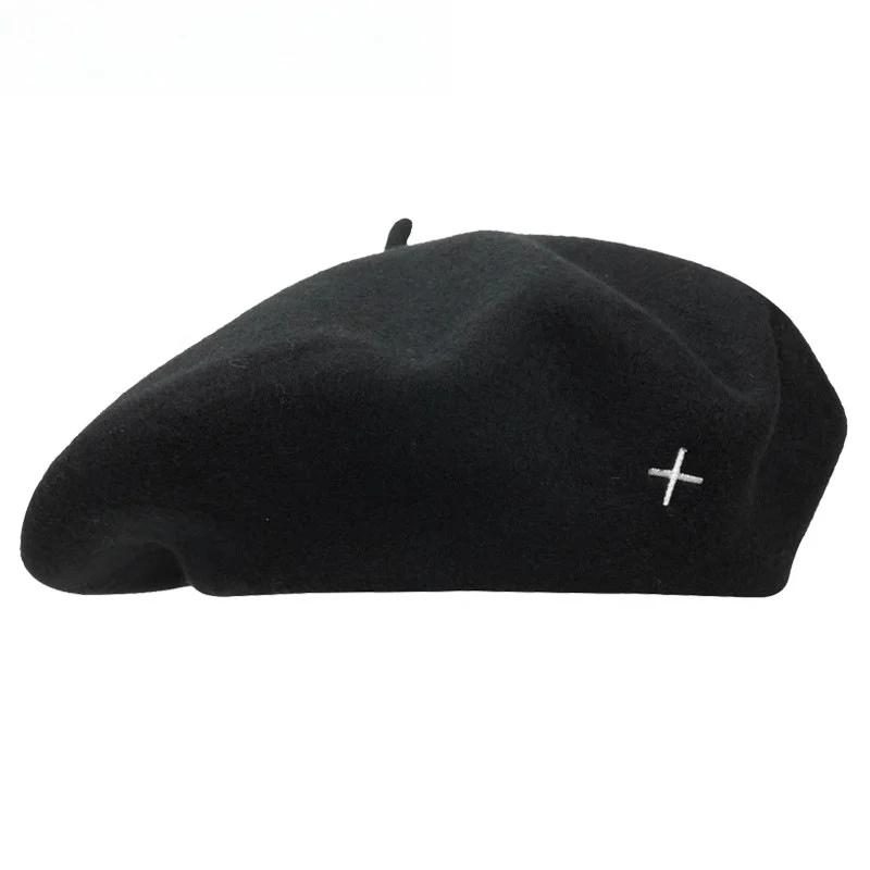 Wool-blend Beret For Women Oversized Fit Painters Cap — image 3