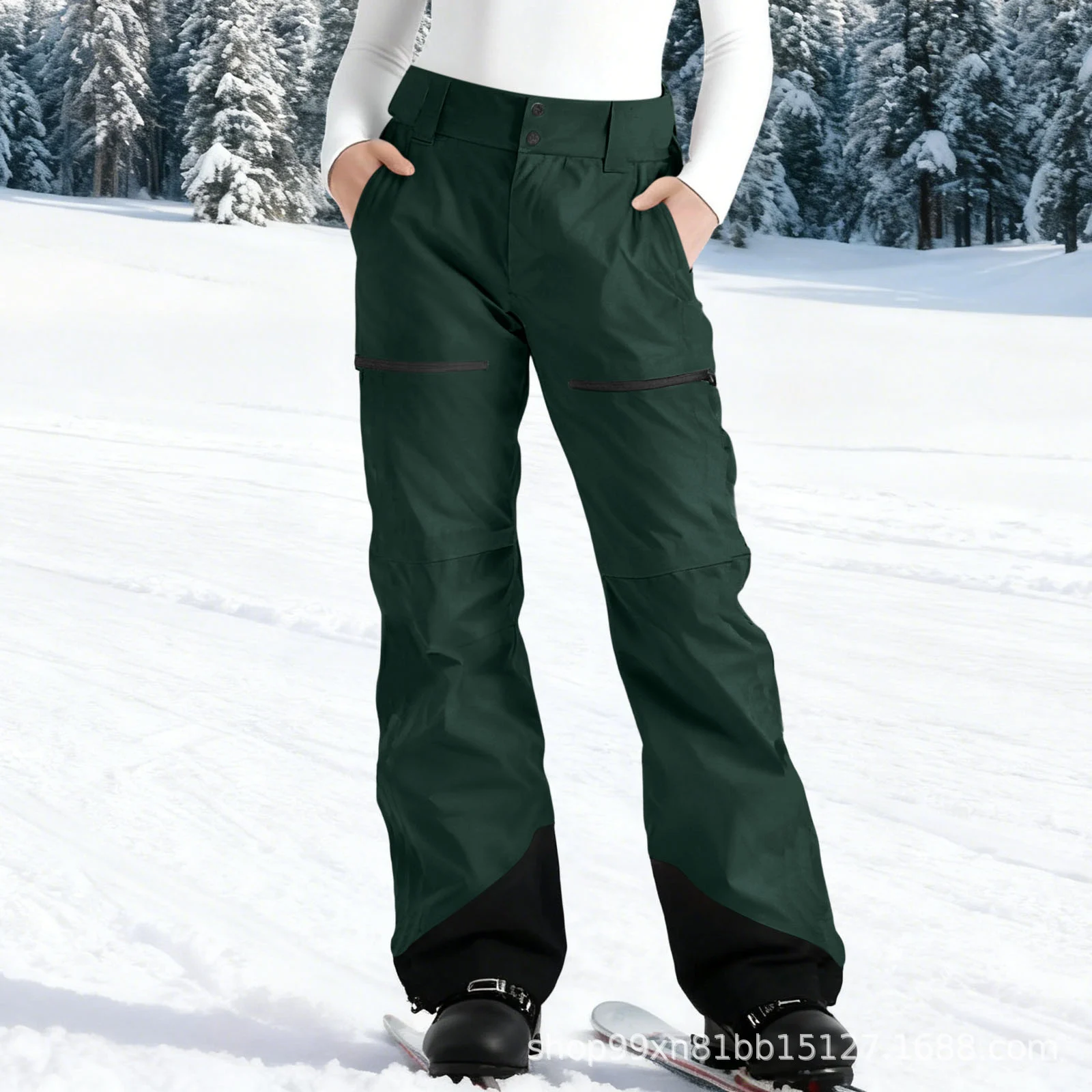 Work Pants For Women, American Style Functional Casual Pants, Outdoor Sports… — image 2