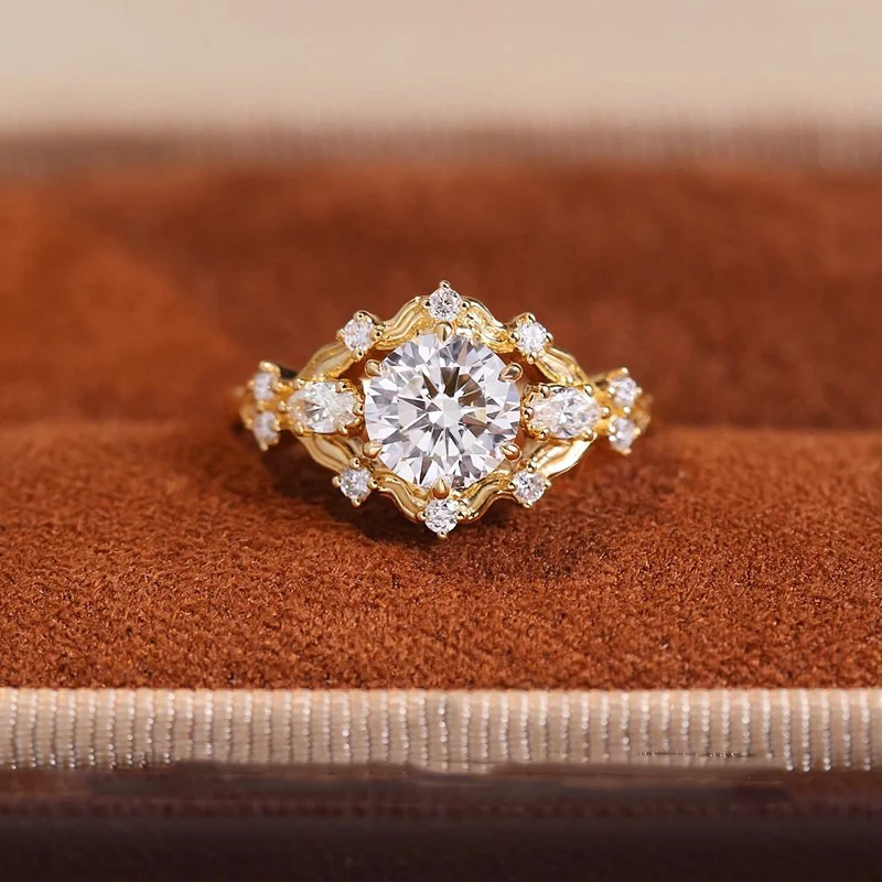 Woven Branches Open Ring, Subtly Luxurious And Refined, With Countless Strands For Women — image 5