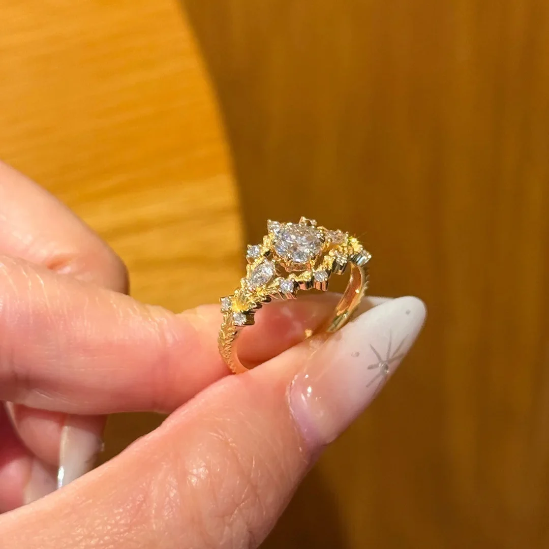 Woven Branches Open Ring, Subtly Luxurious And Refined, With Countless Strands For Women — image 2
