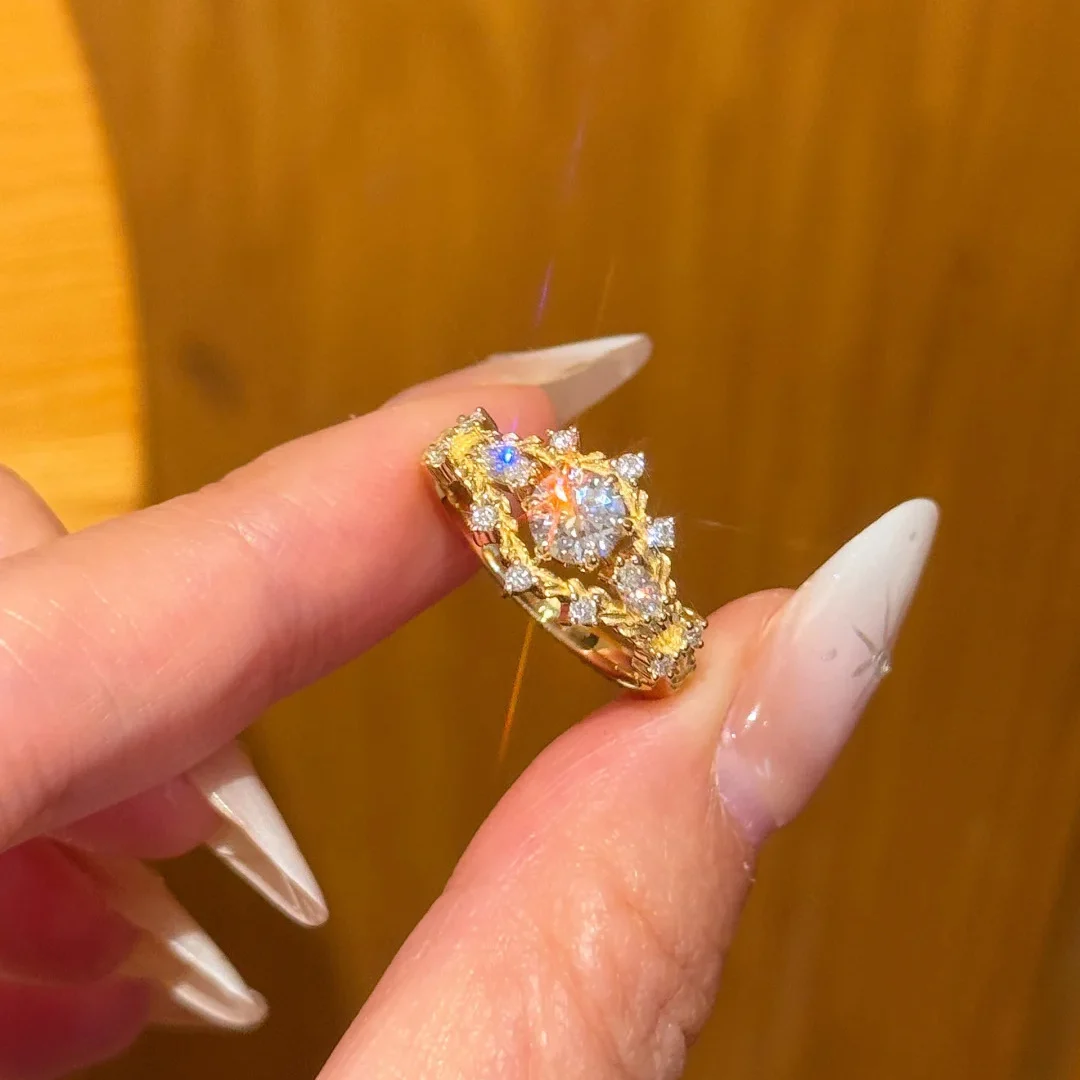 Woven Branches Open Ring, Subtly Luxurious And Refined, With Countless Strands For Women — image 4
