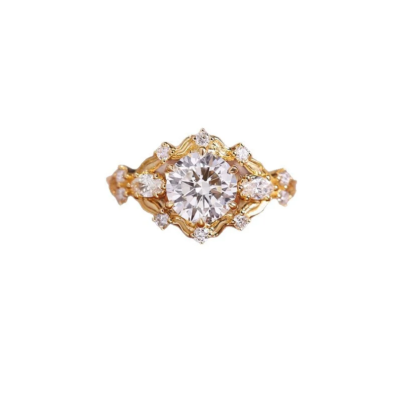 Woven Branches Open Ring, Subtly Luxurious And Refined, With Countless Strands For Women — image 3