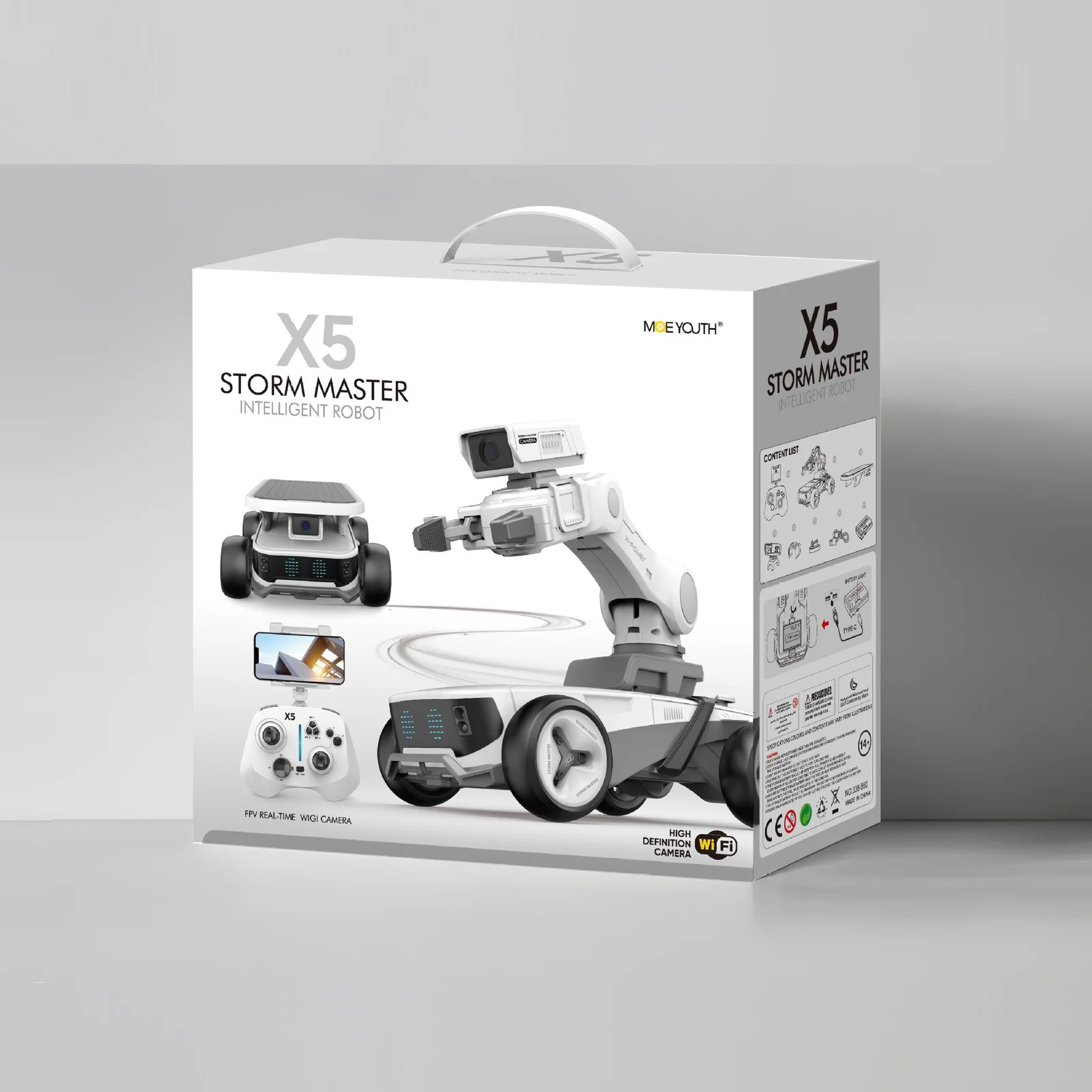 X5 Intelligent Gearbox Programming Remote Control Robot — image 2