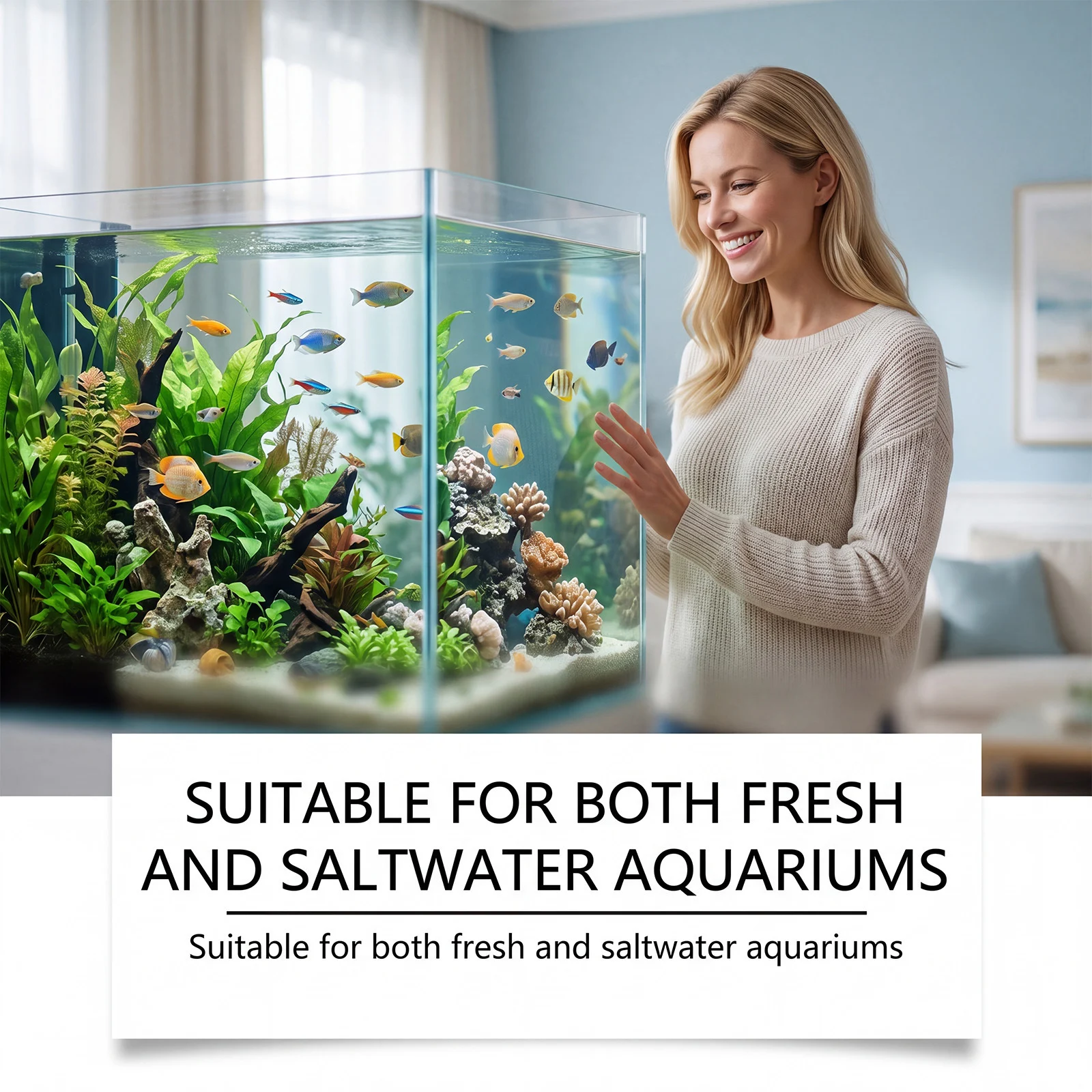 Yegbong Aquarium Water Quality Stabilizer Clear Fish Tank Purifier Daily Care Cleaner — image 5