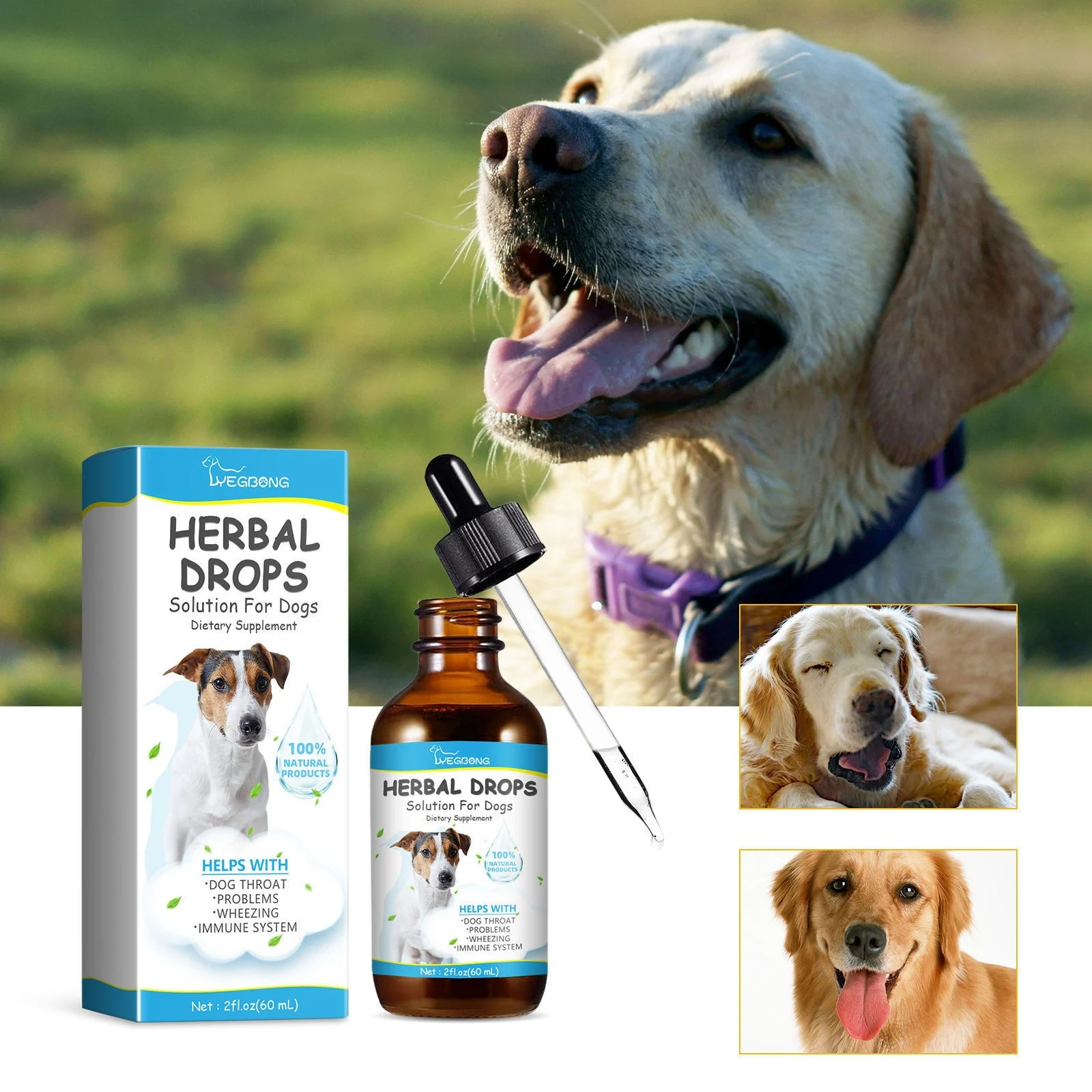 Yegbong Pet Cough Herbal Drops Body Discomfort Care For And Runny Nose — image 5