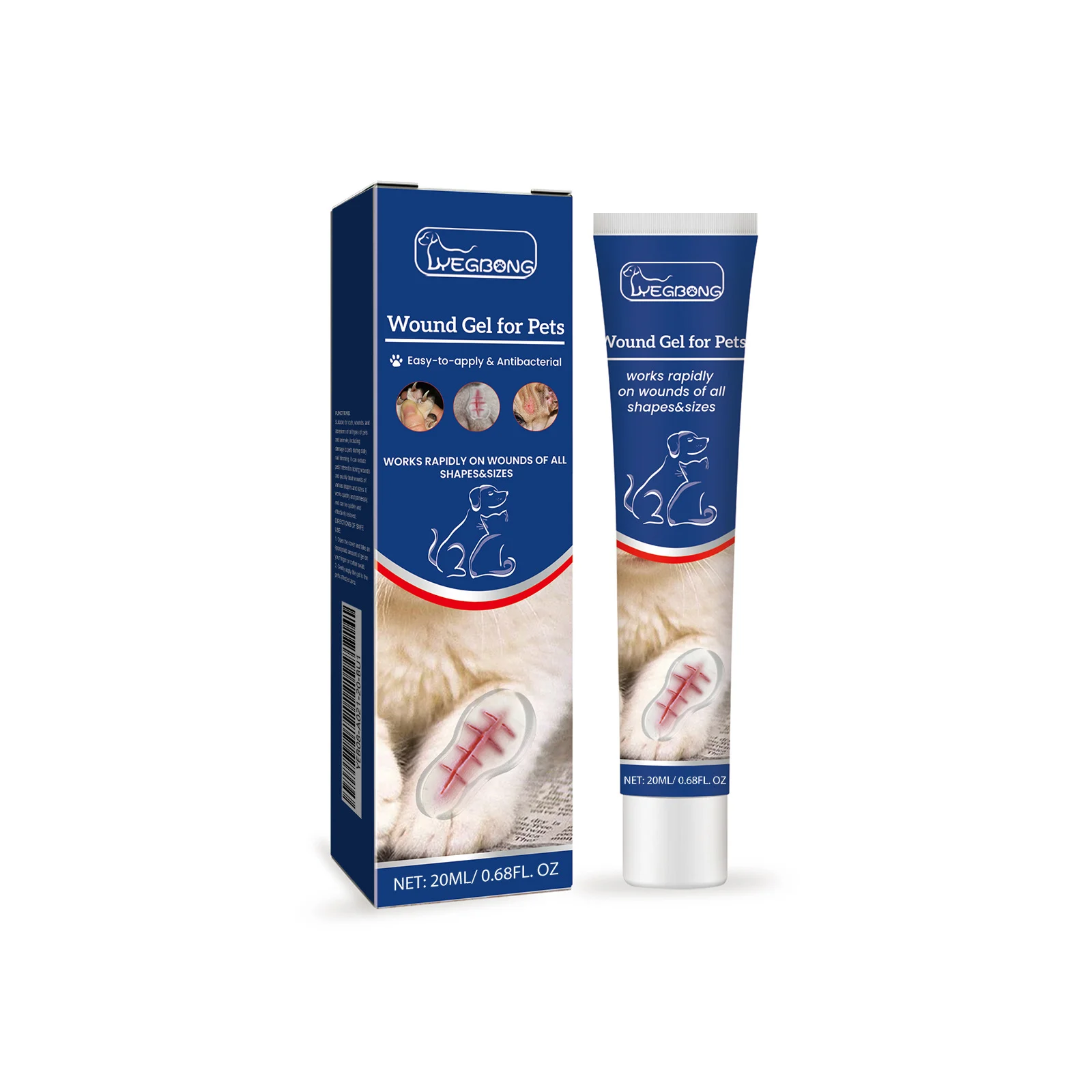 Yegbong Pet Skin Care Gel Gentle, Fresh, Moisturizing, Breathable, And Comfortable For… — image 3