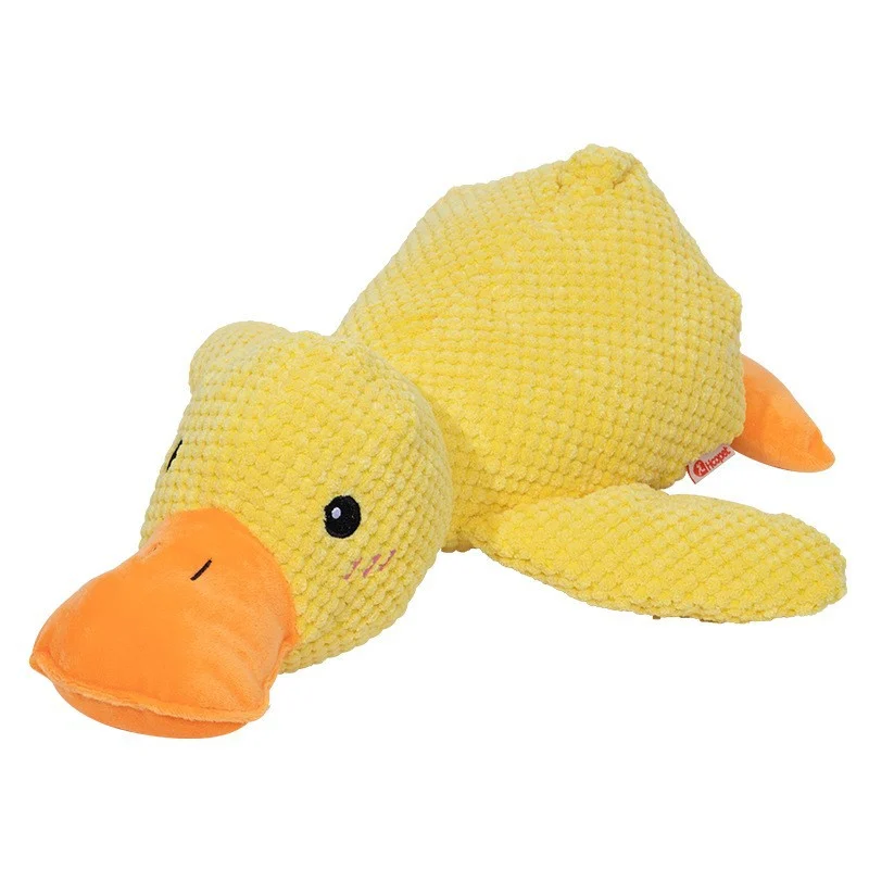 Yellow Plush Launching Duck Pet Toy, Squeaky Chew Durable Teething Soft Cuddly… — image 7